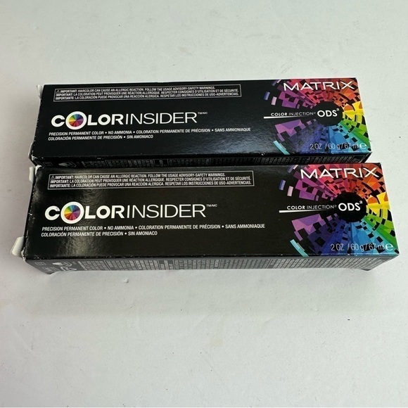 Matrix Color Insider 10M Permanent Hair Color Ammonia Free Two Tubes NEW - Picture 6 of 6